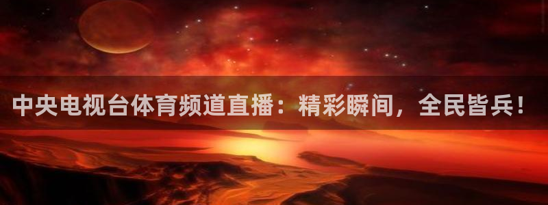 中央电视台体育频道直播：精彩瞬间，全民皆兵！