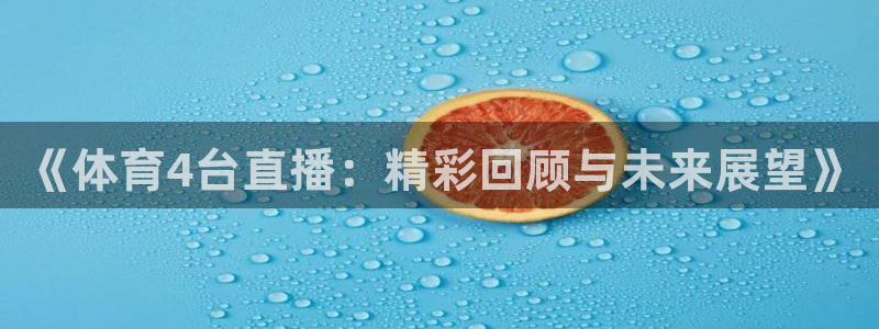 《体育4台直播：精彩回顾与未来展望》